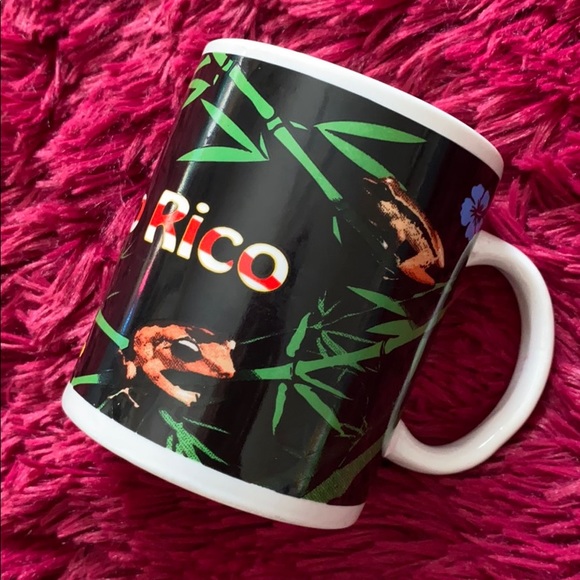 🌺🐸Puerto Rico themed ceramic mug 🐸🌺 - Picture 2 of 7